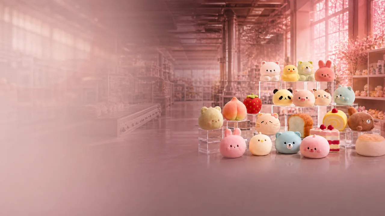Illustration of a multi-market distribution and inquiry growth matrix for a squishy toy manufacturer and trader